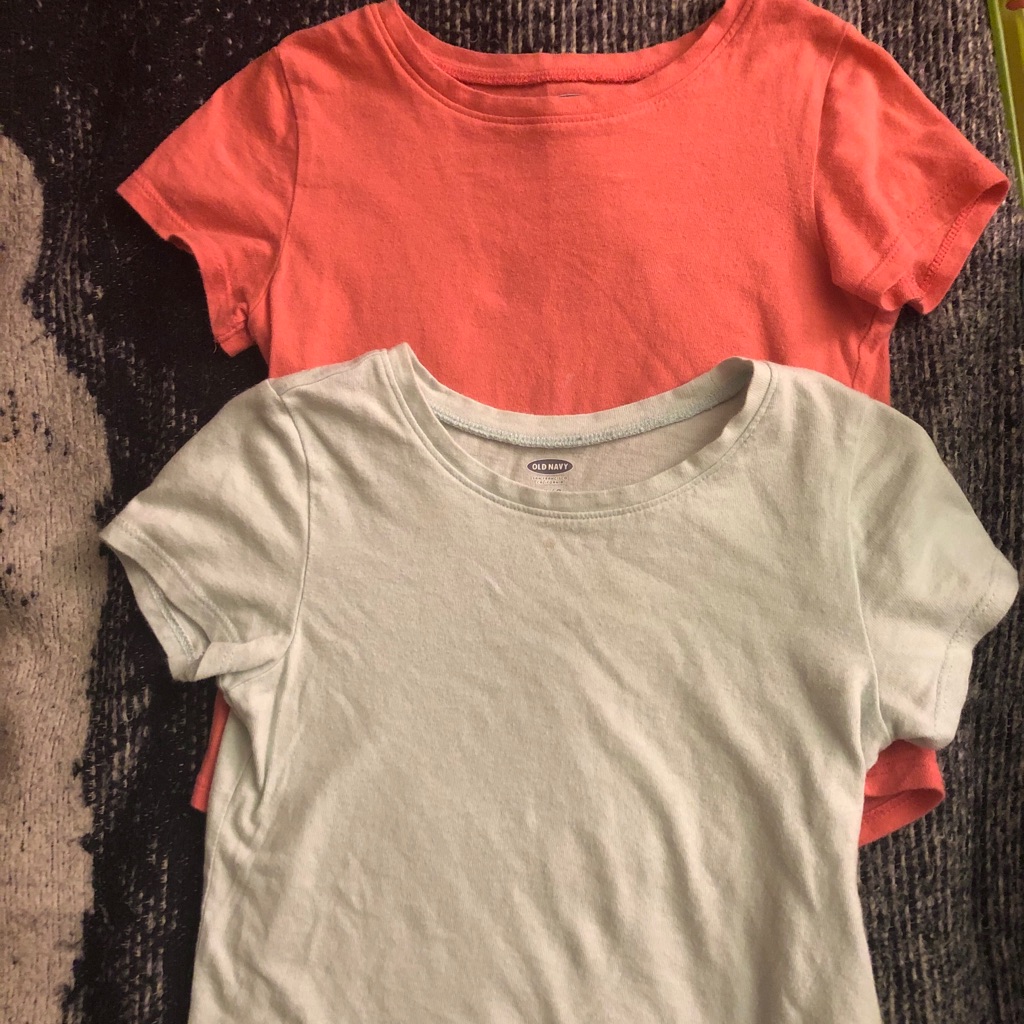Old Navy 4t Solid Short Sleeve Basic Shirts